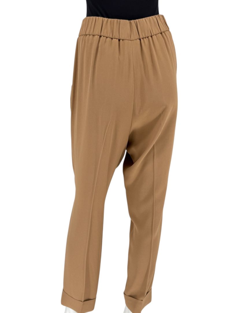 Akris Camel Cropped Trousers – Size US 10 / IT 46
