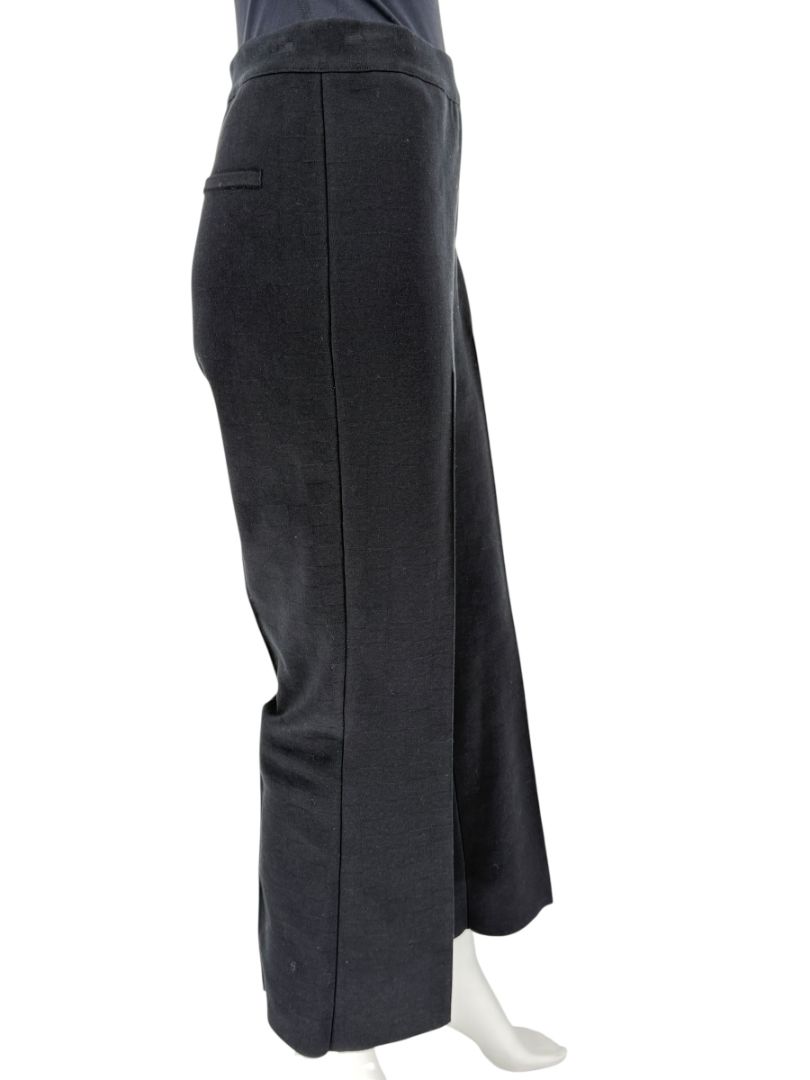 High Sport Black Cotton-Blend Kick Cropped Pants – Size L- NWT