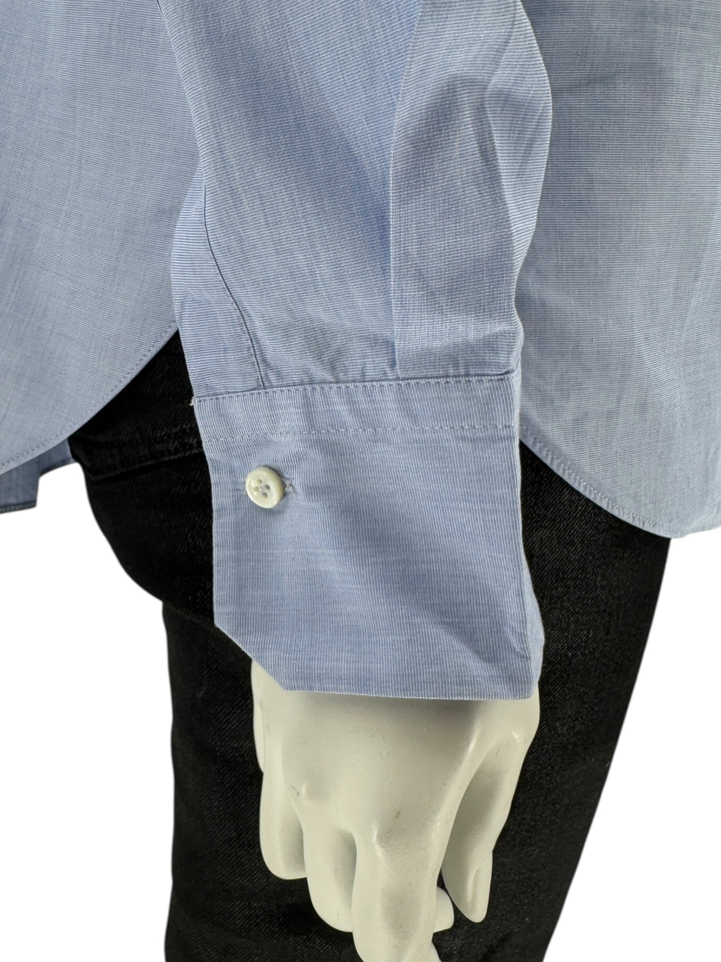 Brunello Cucinelli Light Blue Cotton Shirt – Size XL