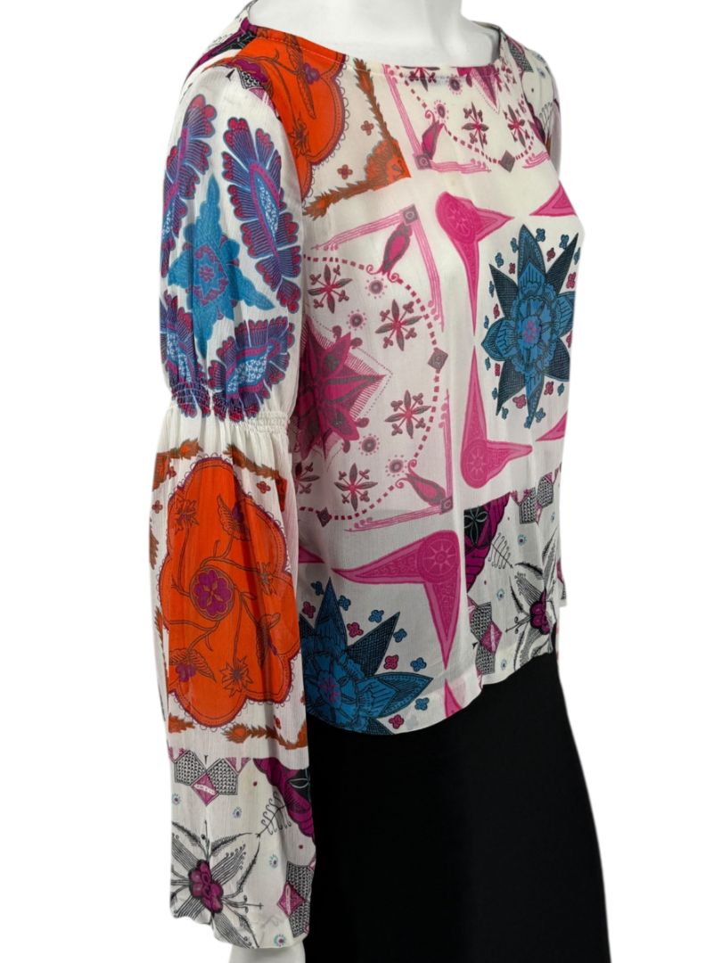 Christian Lacroix Jeans Multicolor Print Blouse – Size IT 44