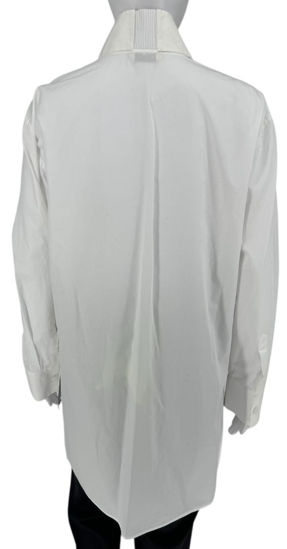 Fendi Cotton Logo Dress Shirt in White – Size 44 (US 12)