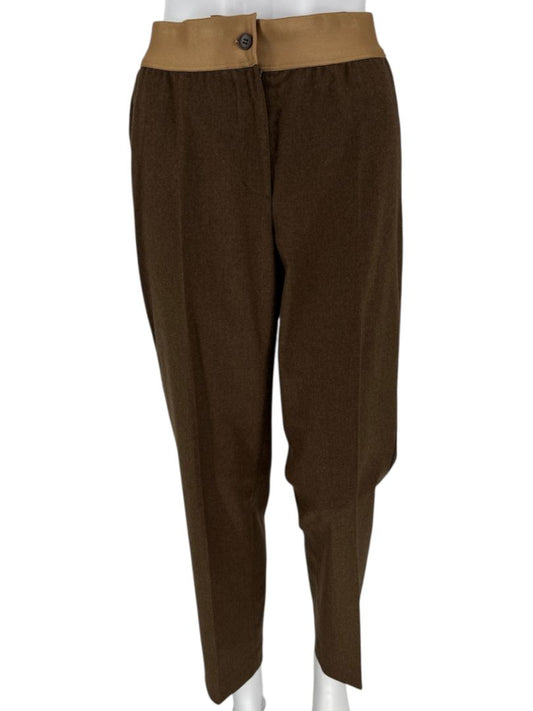 Max Mara Wool-Cashmere Tapered Pants - US 12