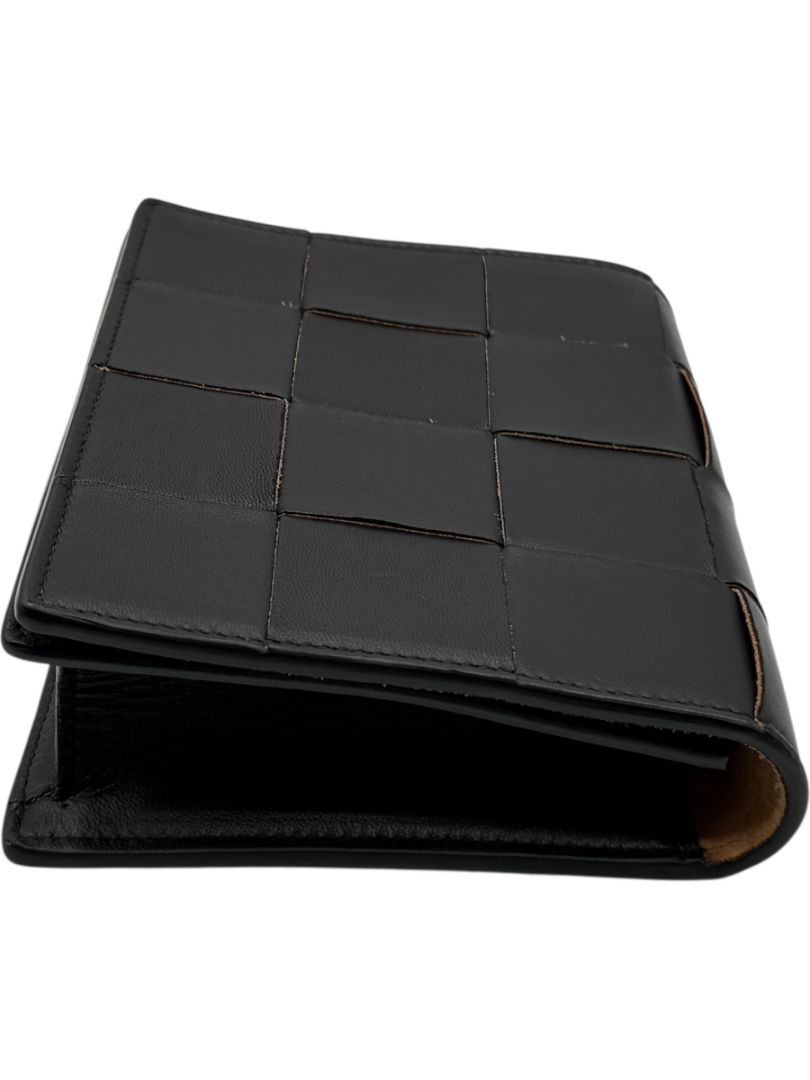 Bottega Veneta Black Lambskin Intrecciato Mini Bag