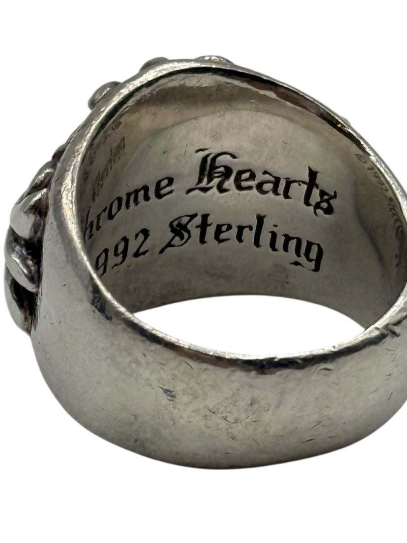 Chrome Hearts Keeper Sterling Silver Ring – Size 12