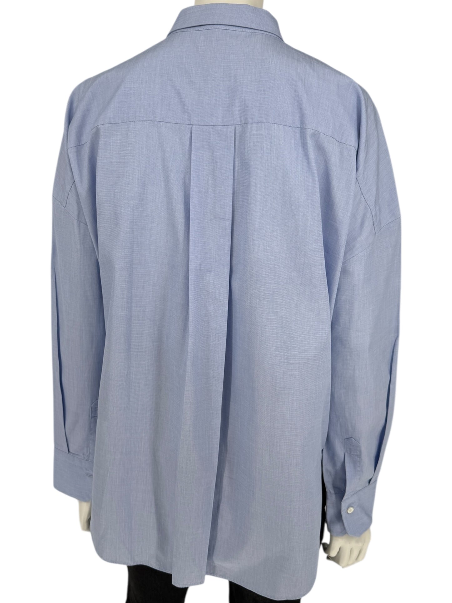 Brunello Cucinelli Light Blue Cotton Shirt – Size XL