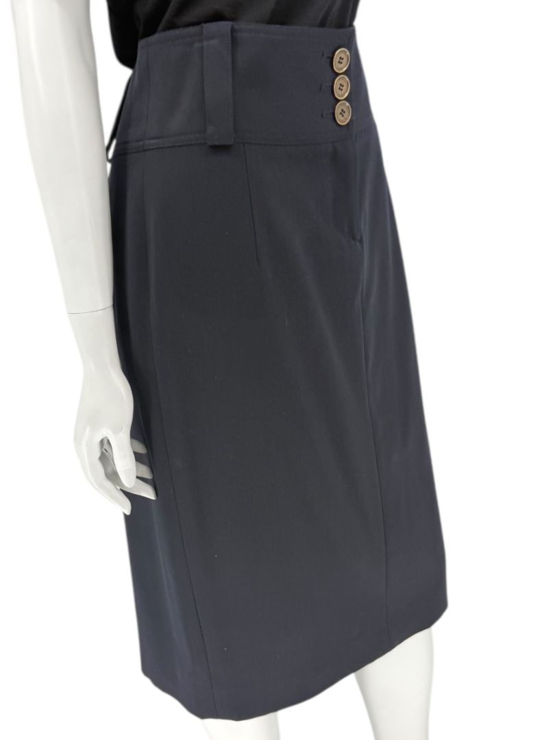 Burberry London Slim Fit Wool Blend Pencil Skirt - USA 12