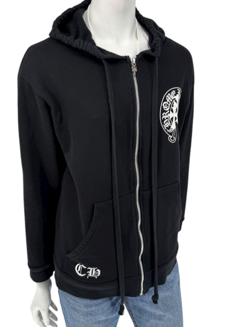 Chrome Hearts Black Zip Hoodie – Size M (Men's)