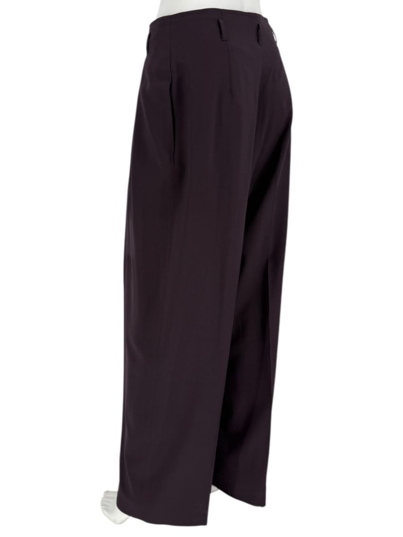 Ron Leal Aubergine Wool-Blend Two-Piece Set – Size 12