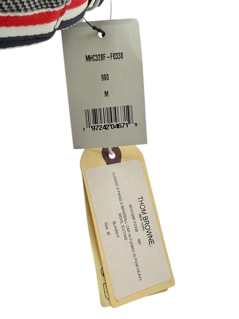 Thom Browne Classic 6-Panel Wool Baseball Cap – Brand New With Tags