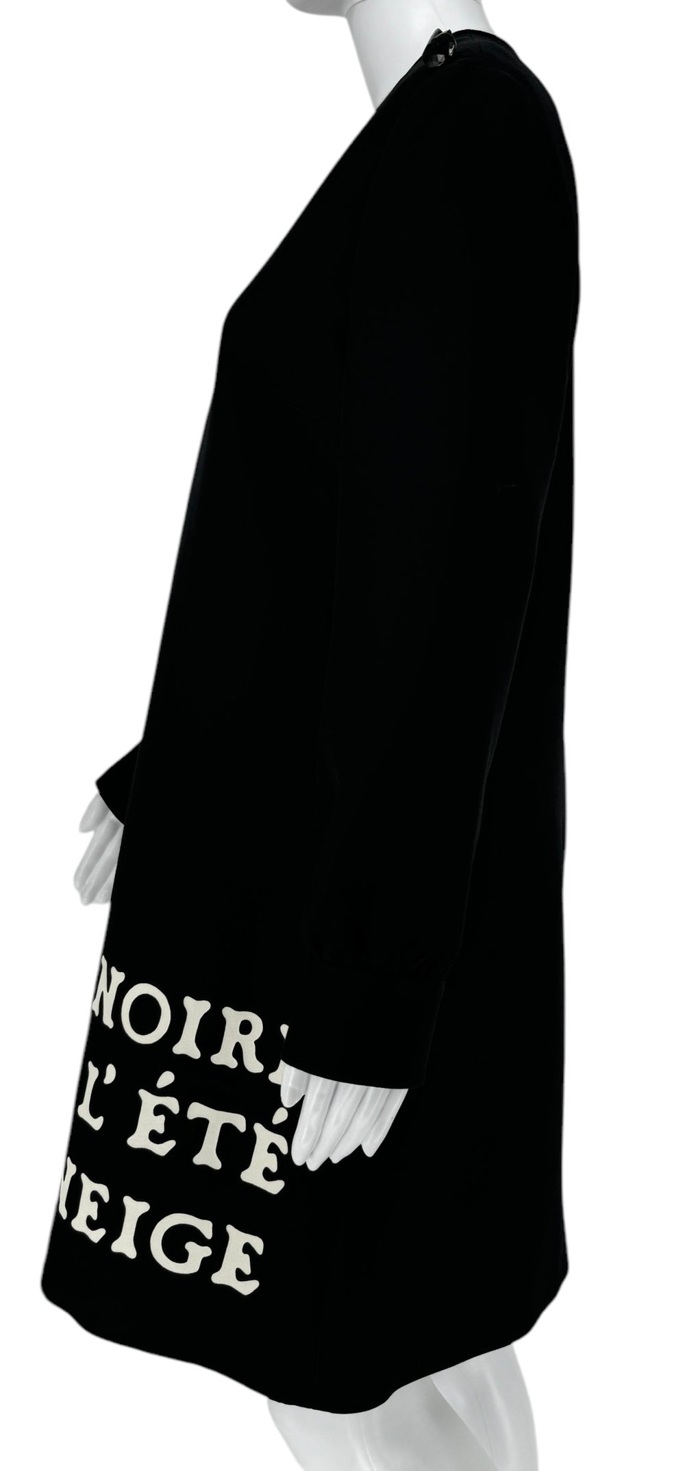 Gucci Black Robe Noir Dress - Size 46