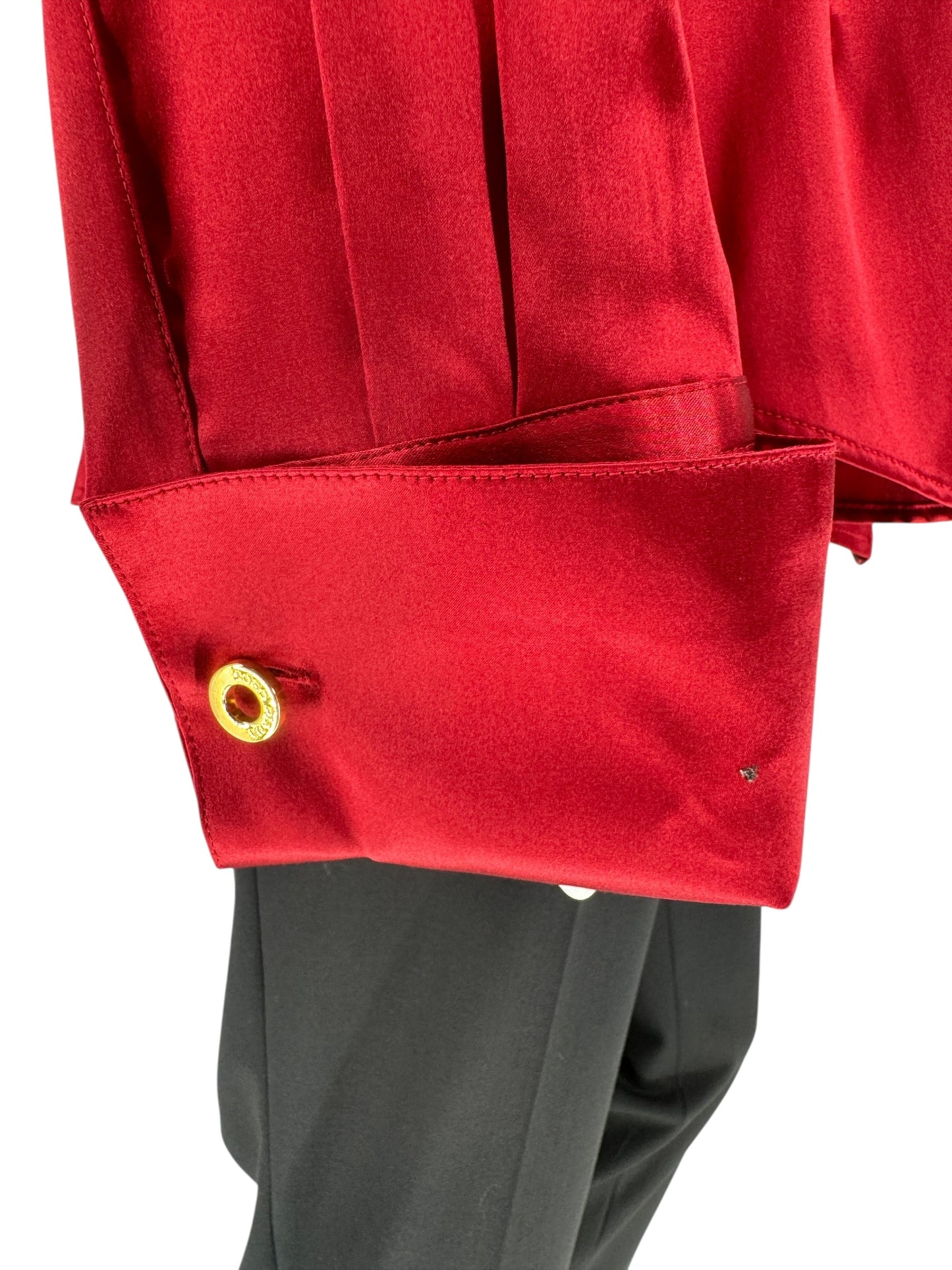 Loro Piana Silk Blouse in Red - Brand New with Tags – Size 12 (US)