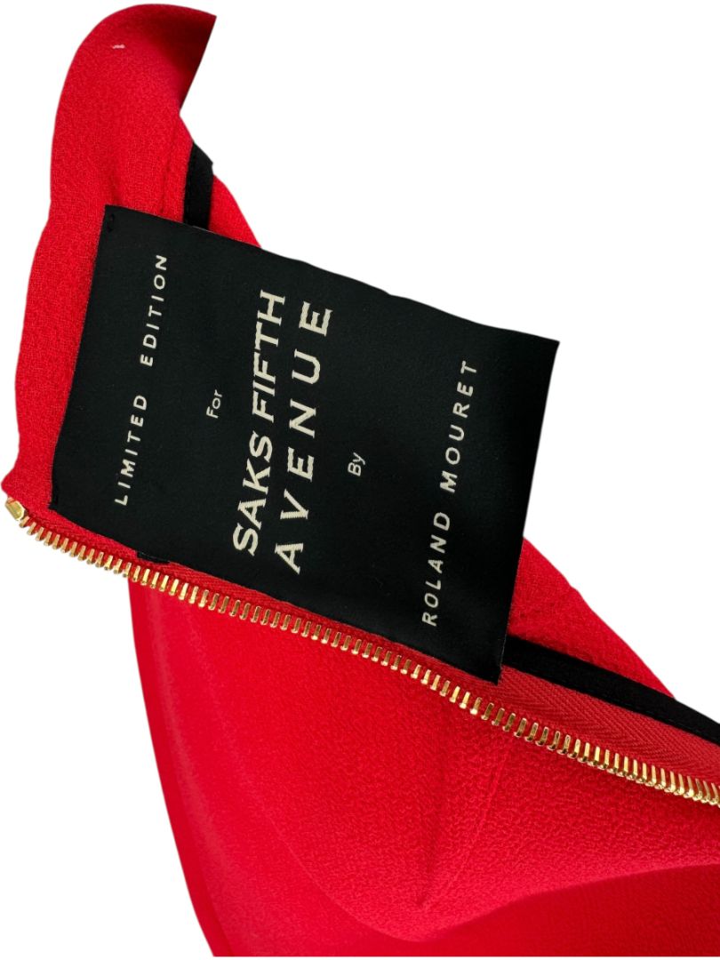 Roland Mouret x Saks Fifth Avenue Limited Edition Draped Top & Skirt Set - L