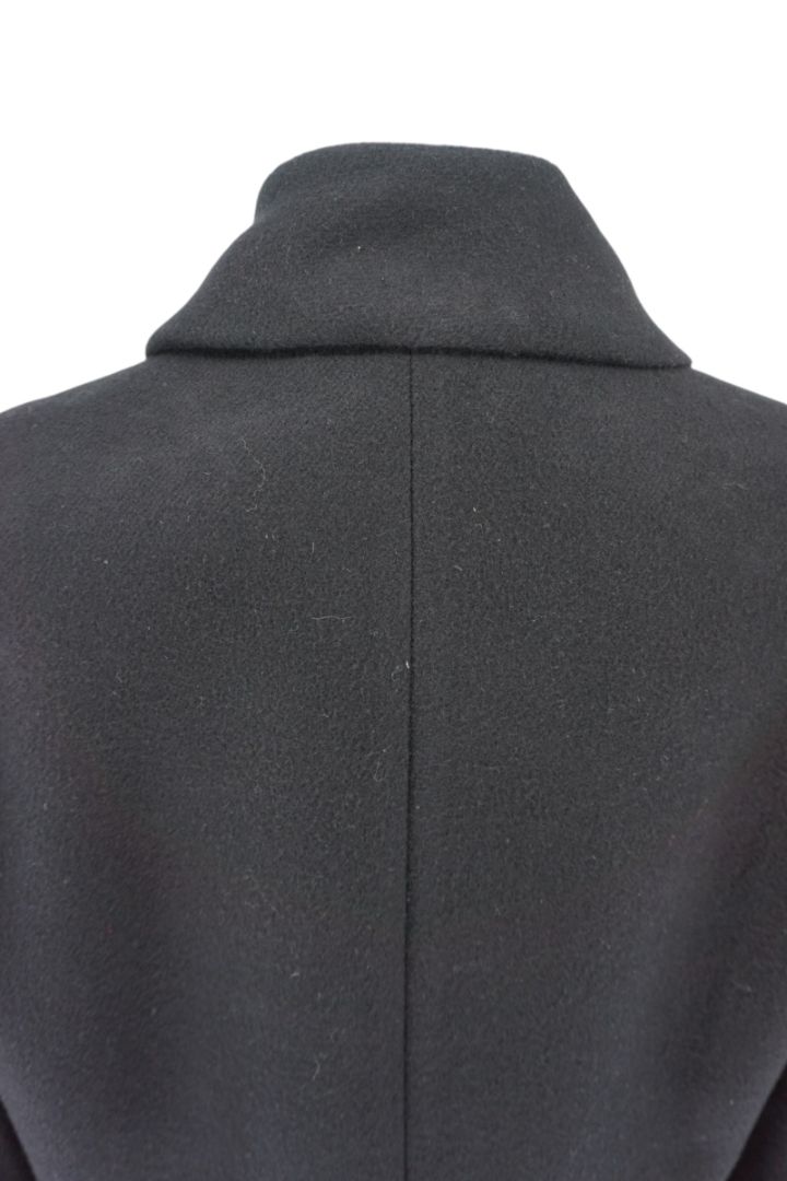 The Row Asymmetrical Button Black Coat - Size L