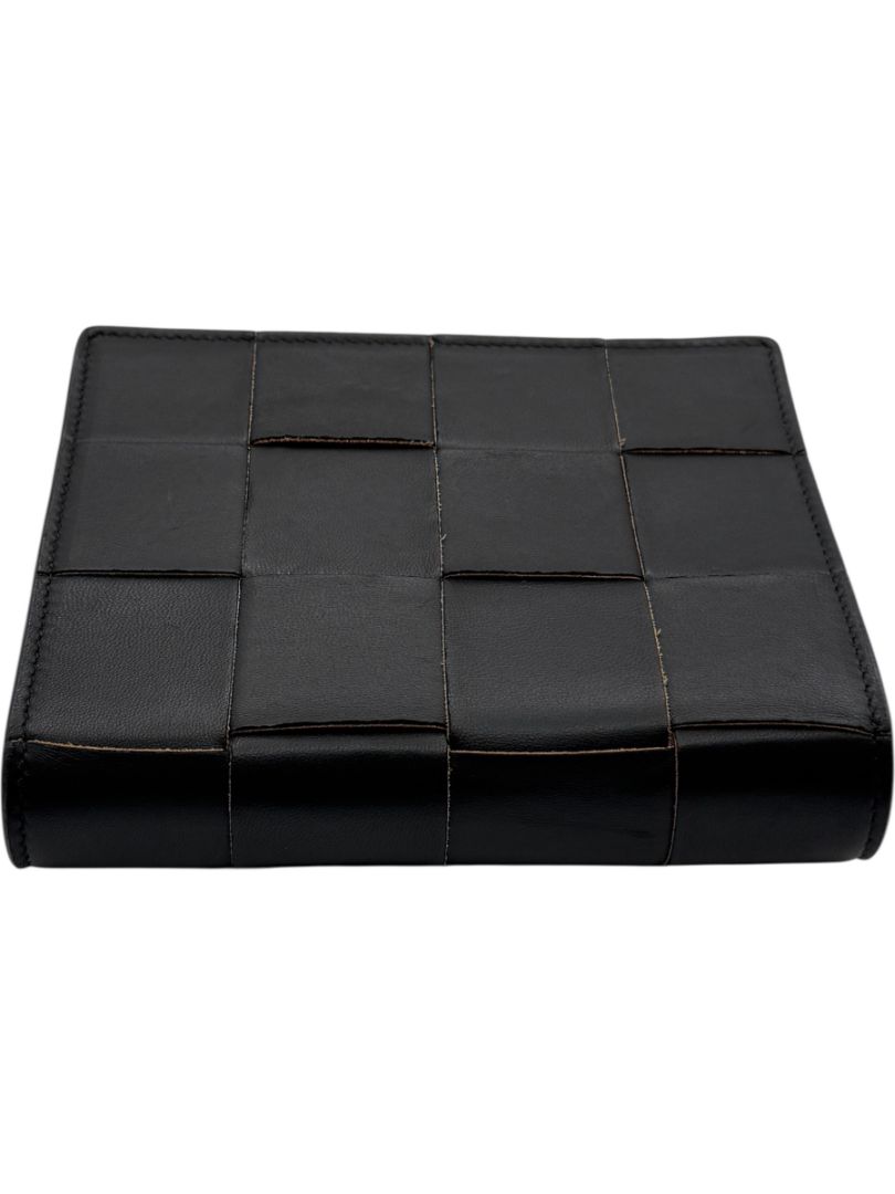 Bottega Veneta Black Lambskin Intrecciato Mini Bag