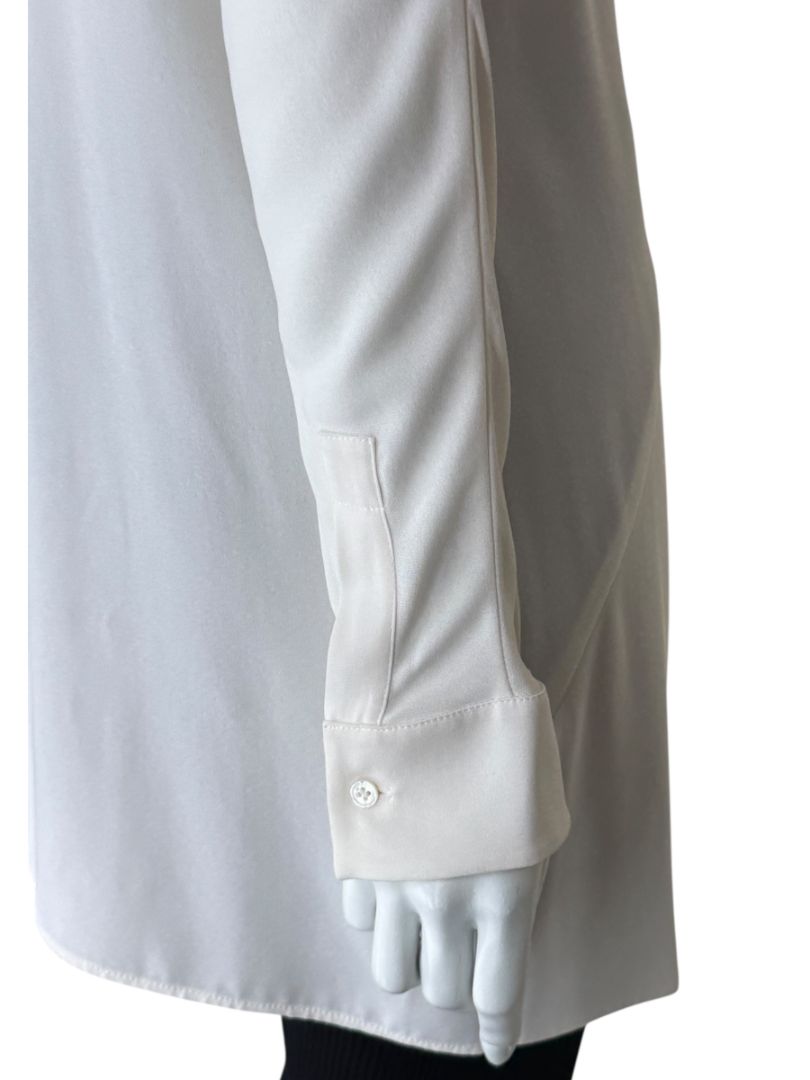 Akris Ivory Mulberry Silk Tunic Top – Size 8