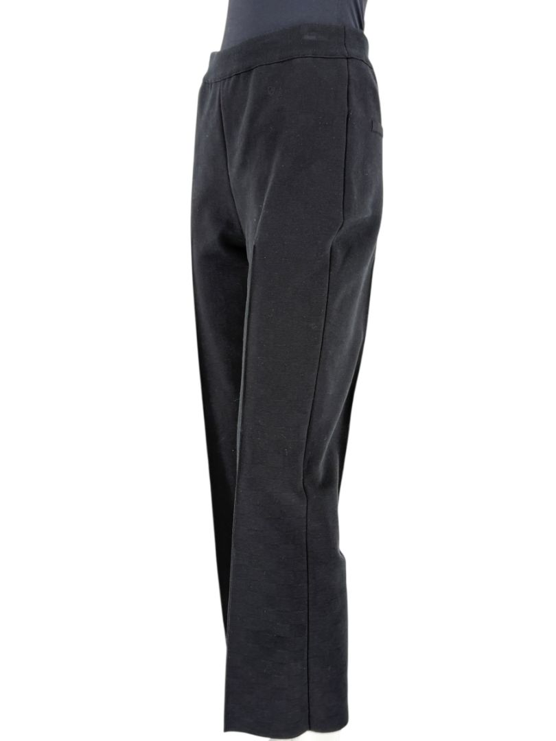 High Sport Black Cotton-Blend Kick Cropped Pants – Size L- NWT