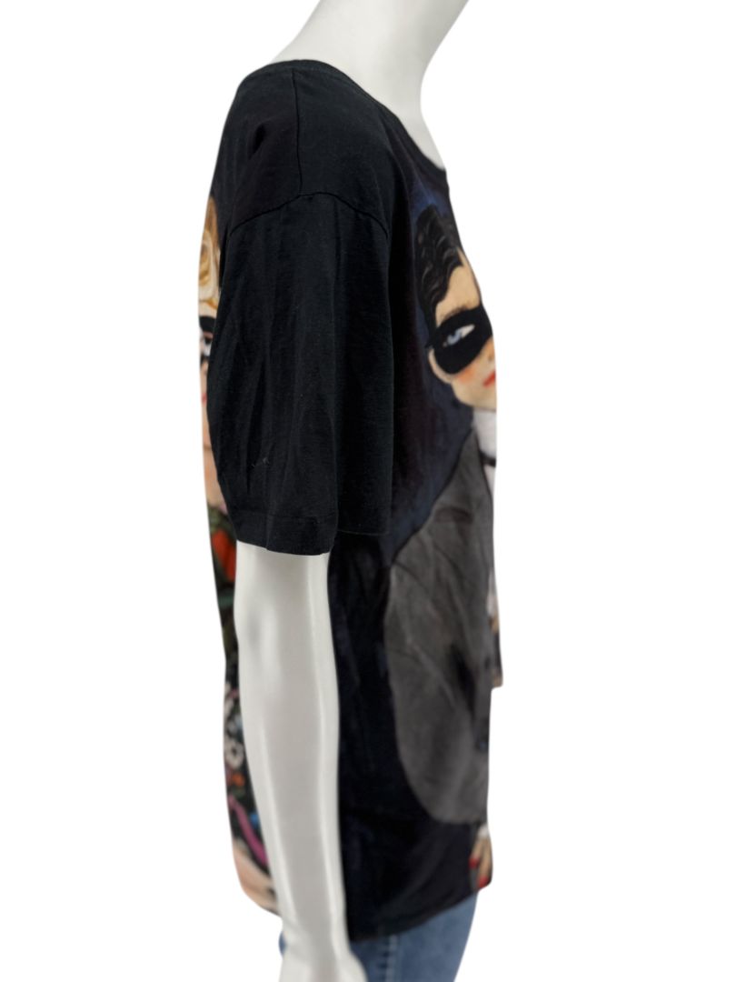 Gucci x Unskilled Worker Women’s Black Graphic Cotton T-Shirt – Size S (Mens)