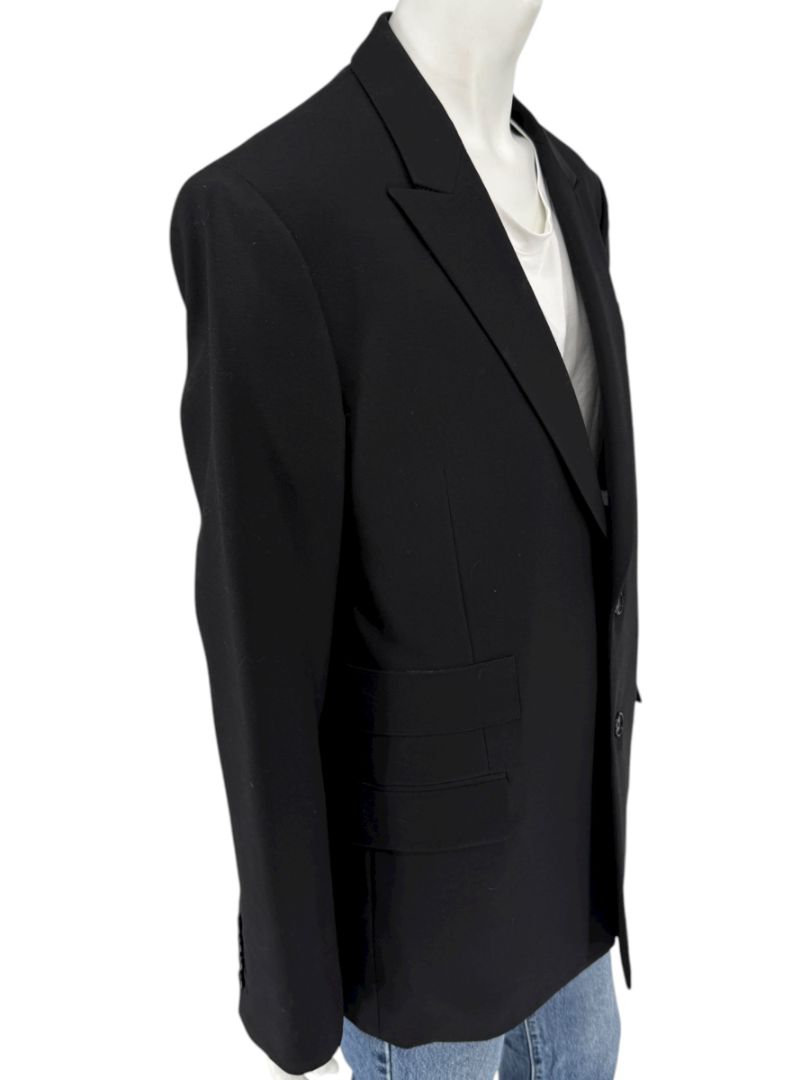 Givenchy Paris Men’s Black Wool Blazer – Size EU 52 - Made in Italy – New with Tags