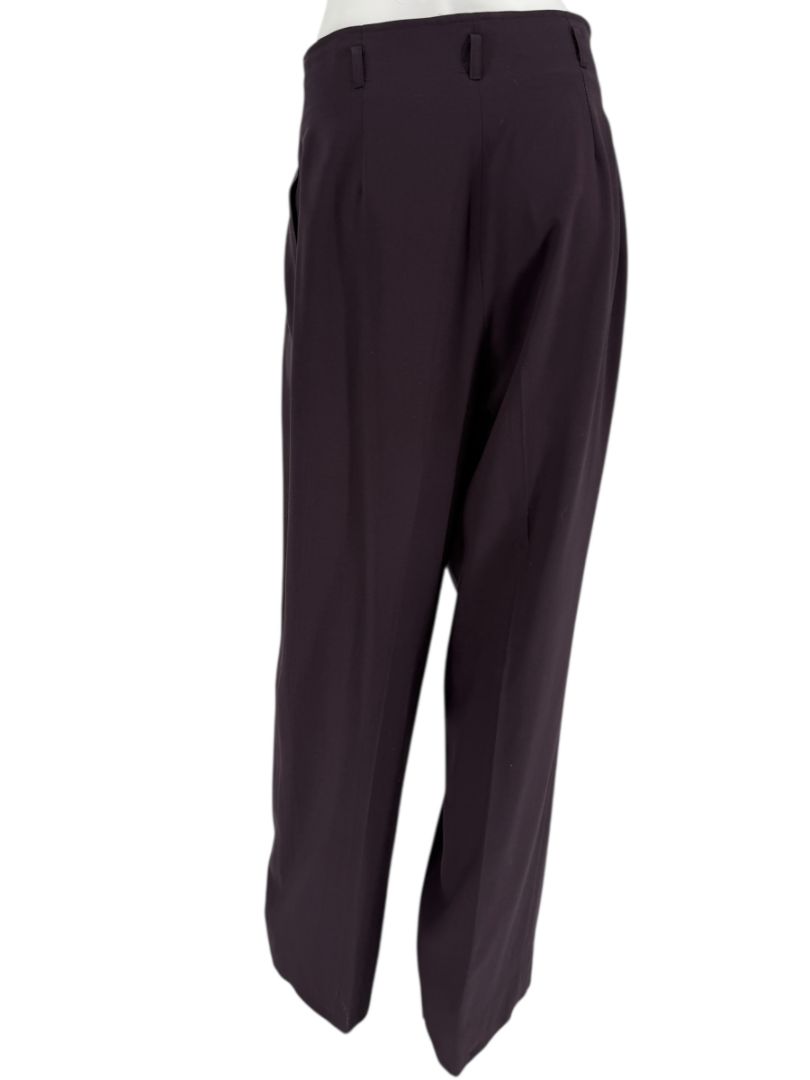 Ron Leal Aubergine Wool-Blend Two-Piece Set – Size 12