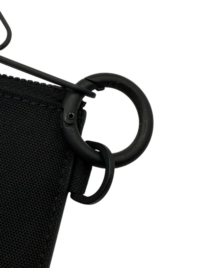 Off-White Virgil Abloh Black Paperclip Chain Zip Top Wallet – One Size – New With Tags