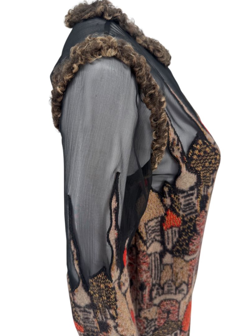 Chanel Paris–Moscow Wool-Blend Embroidered Mini Dress – Size 38 – Brand New With Tags