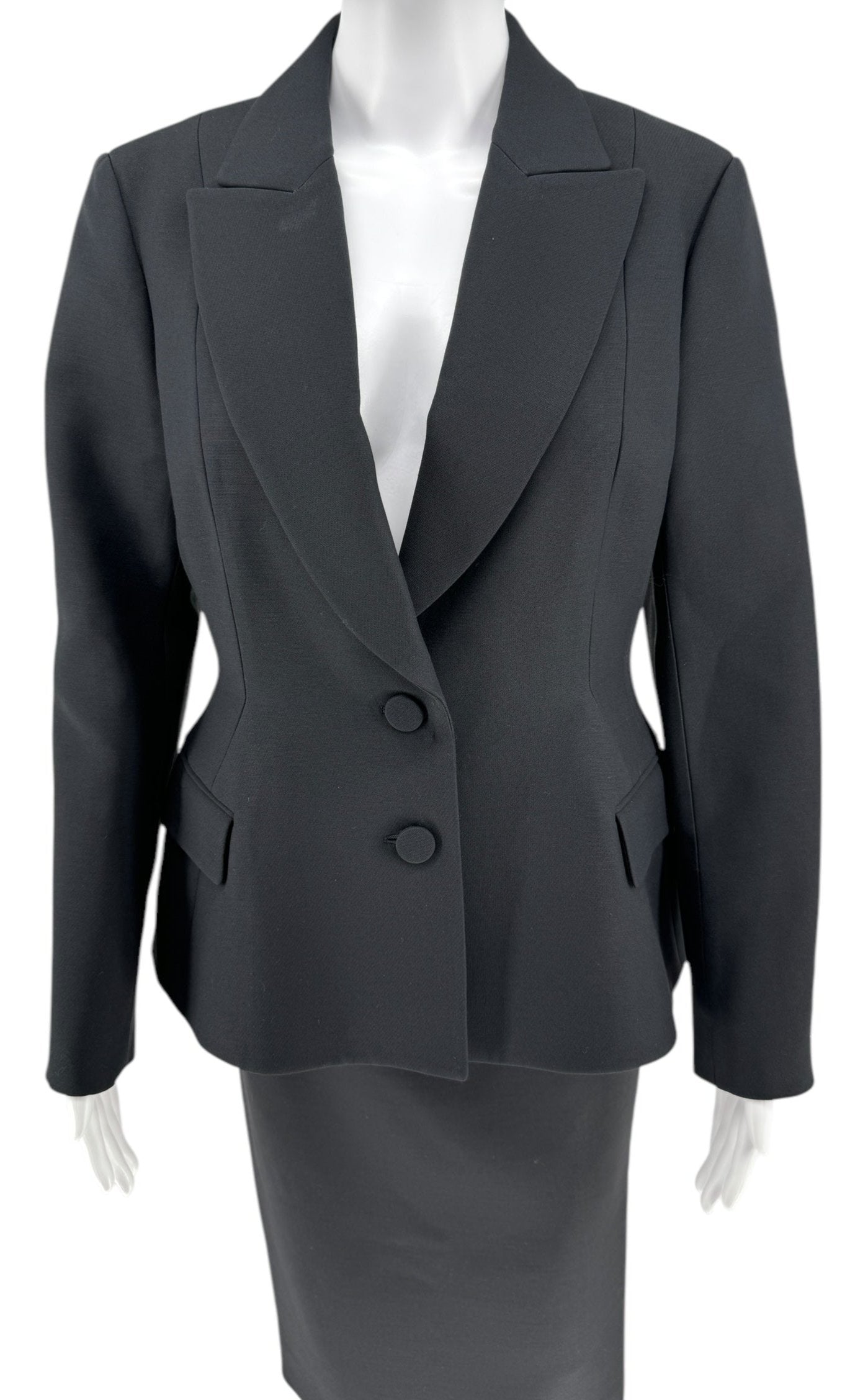 Brand New With Tags Christian Dior Skirt Suit in Black - Size 44