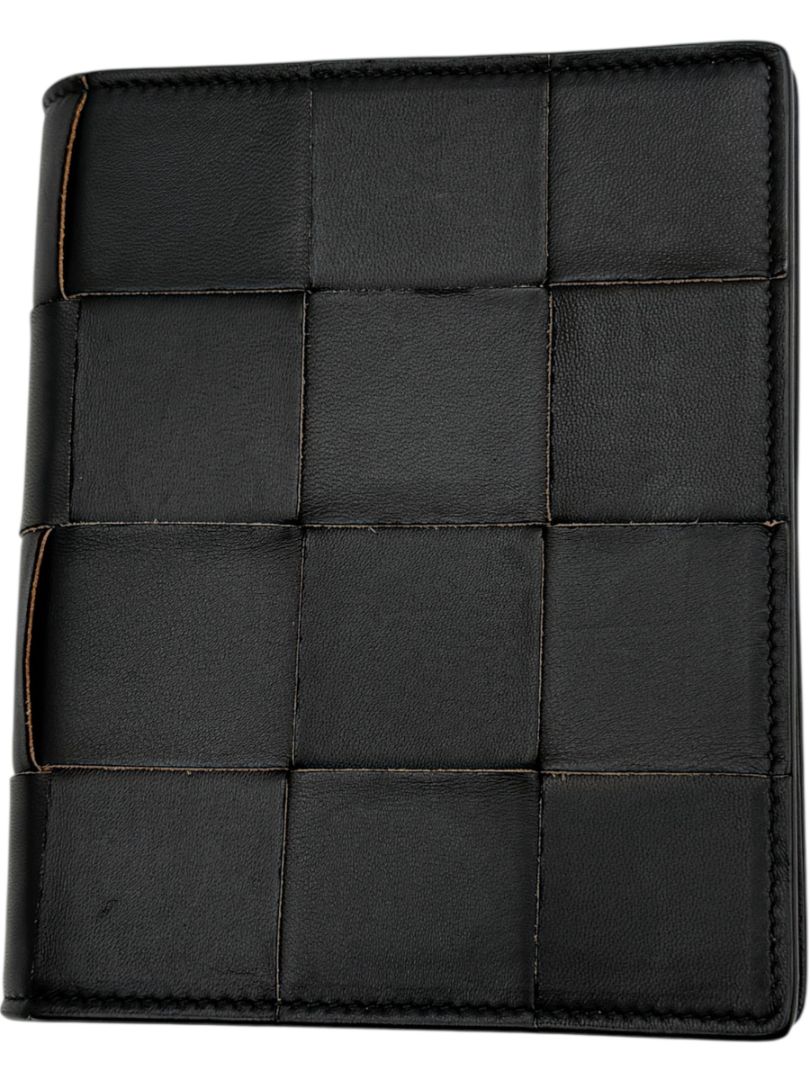 Bottega Veneta Black Lambskin Intrecciato Mini Bag