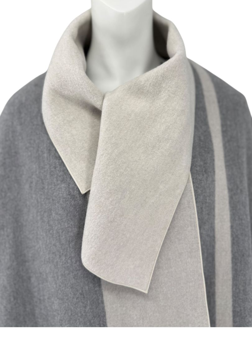 Piazza Sempione Two-Tone Wool-Cashmere Cape - Size IT 42