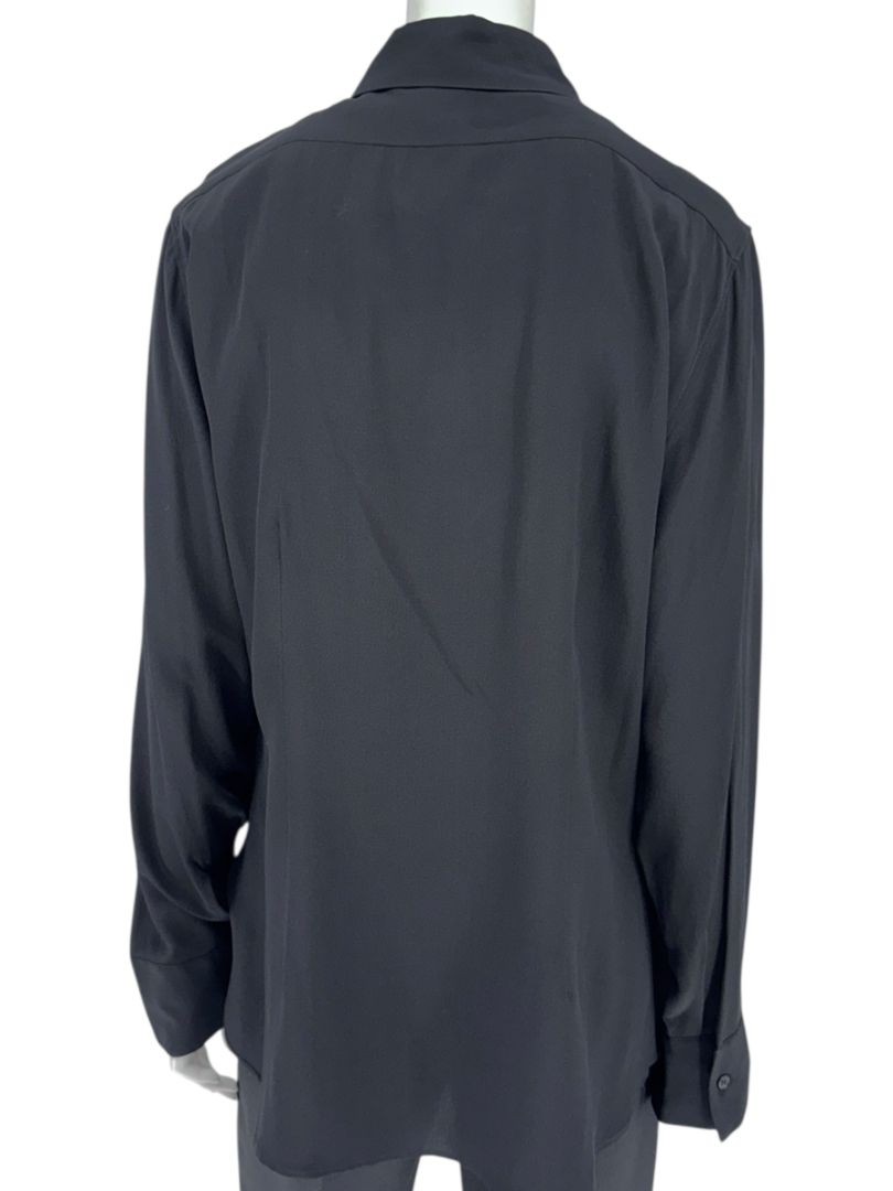 Stella McCartney Black 100% Silk Shirt – Size IT 48