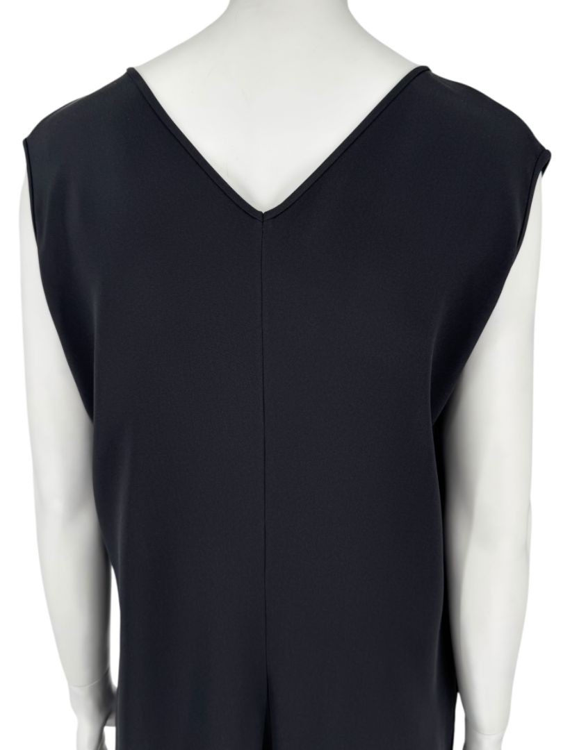 Maria Cornejo Black Silk Sleeveless Dress – Size 10
