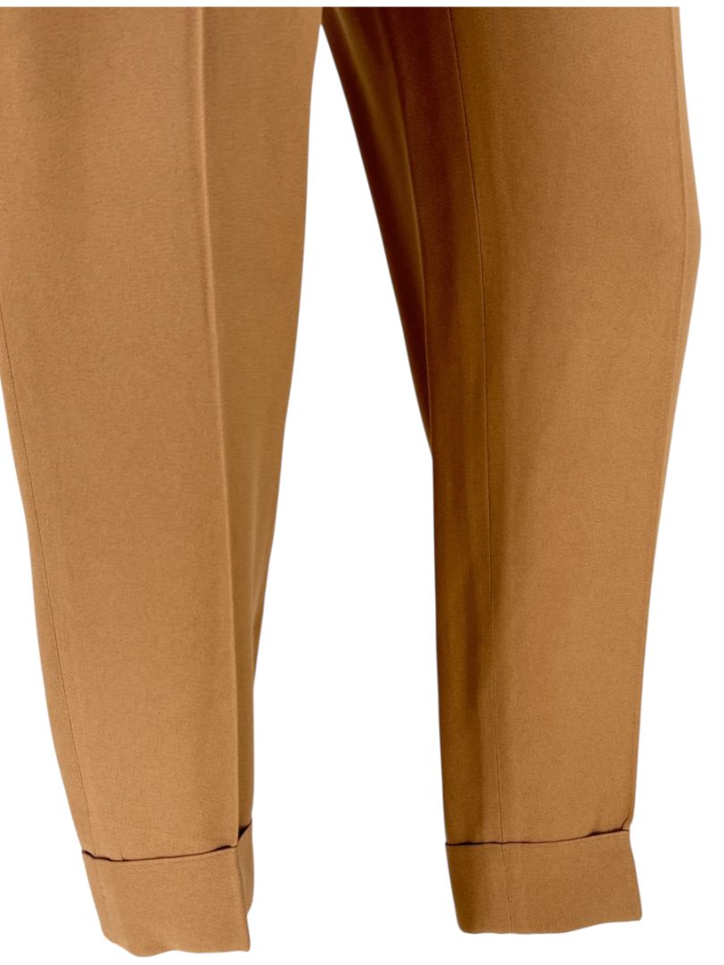 Akris Camel Cropped Trousers – Size US 10 / IT 46