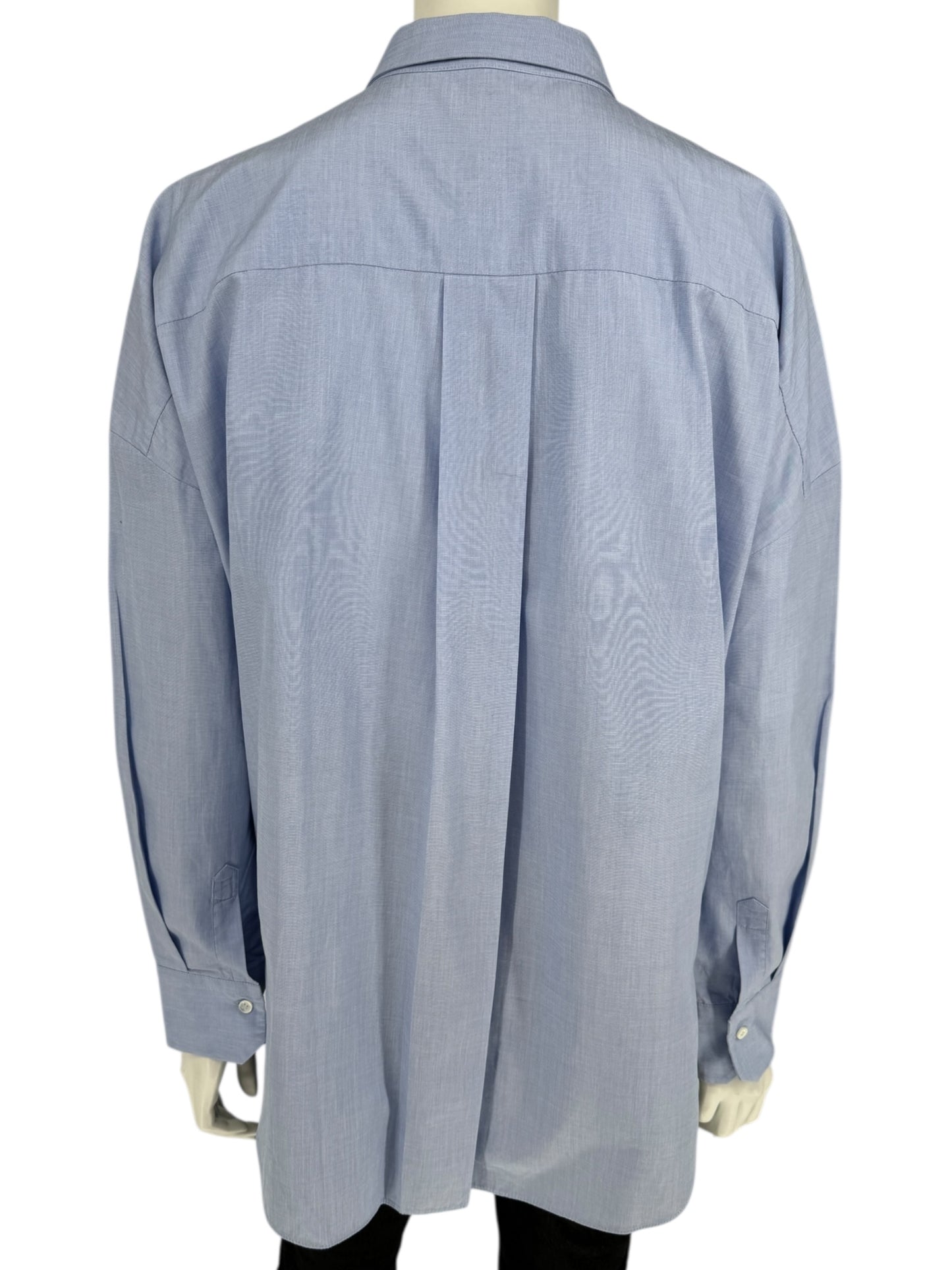 Brunello Cucinelli Light Blue Cotton Shirt – Size XL