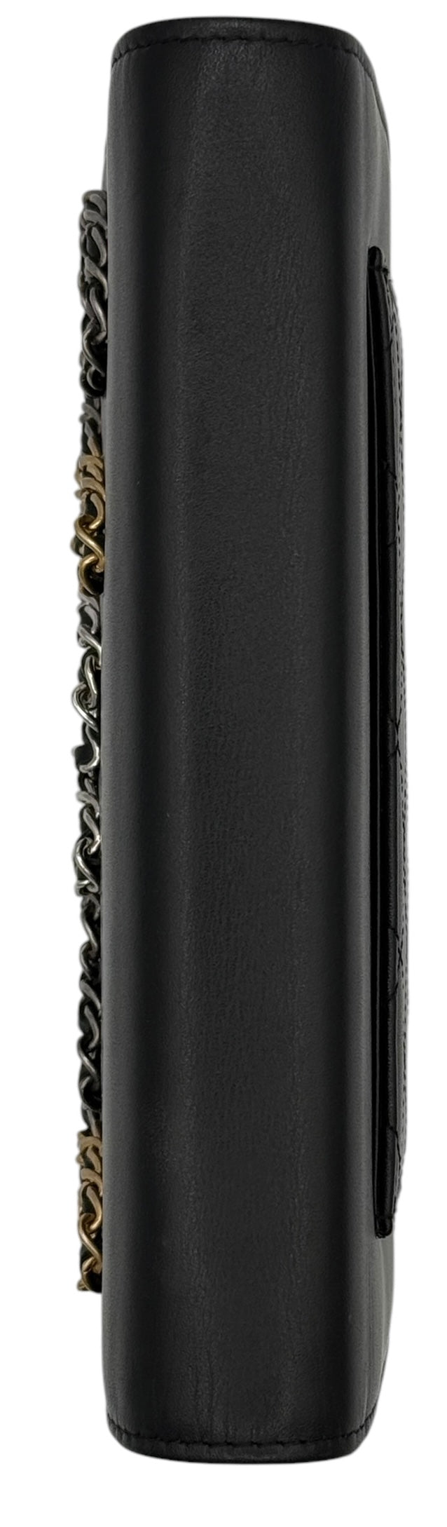 Chanel Black Calfskin Signe Wallet on Chain (WOC)