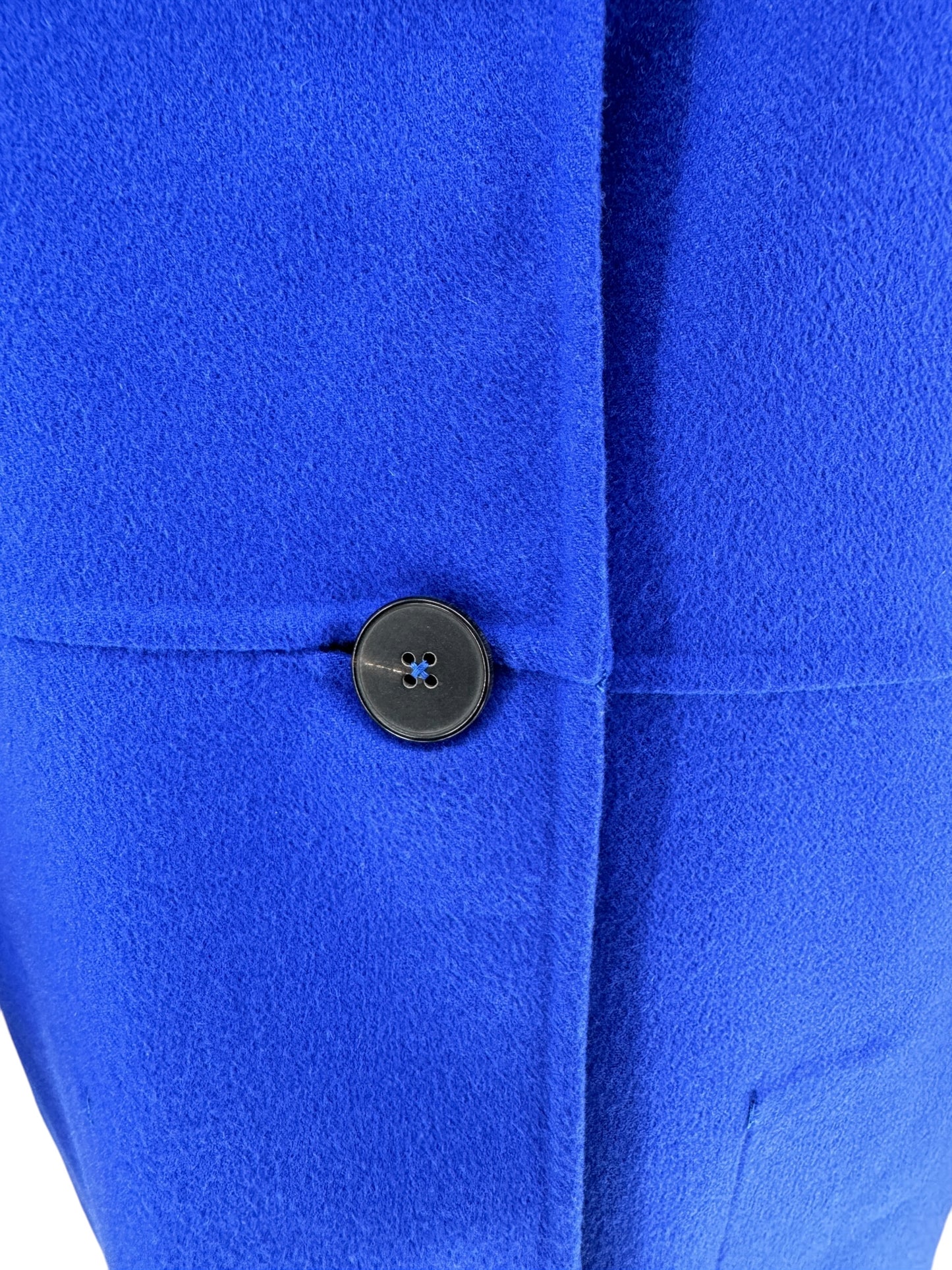 Jil Sander Double-Face Cashmere Coat Cobalt Blue - Size 38