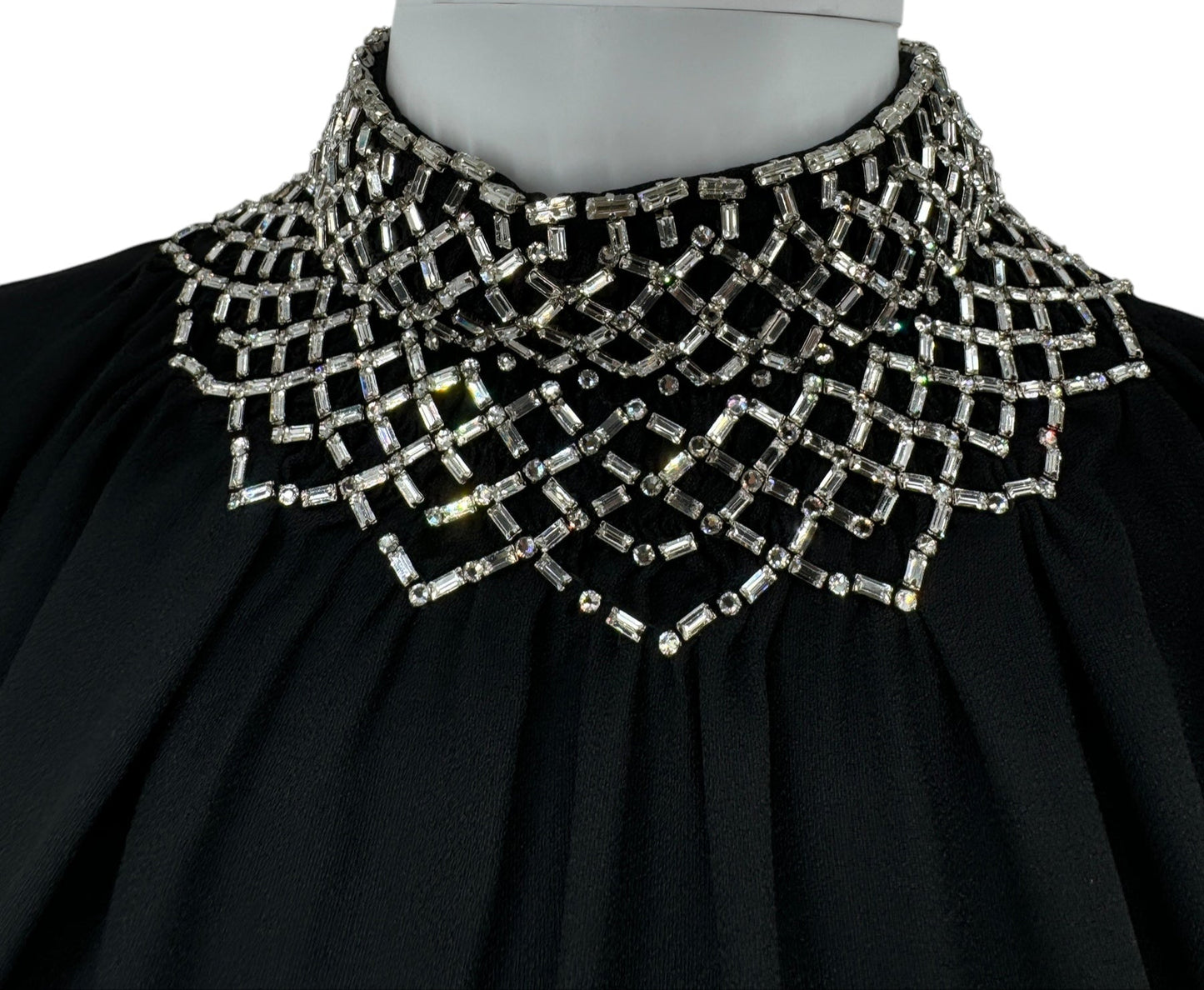 Prada Jewelled Collared Dress - Size 42