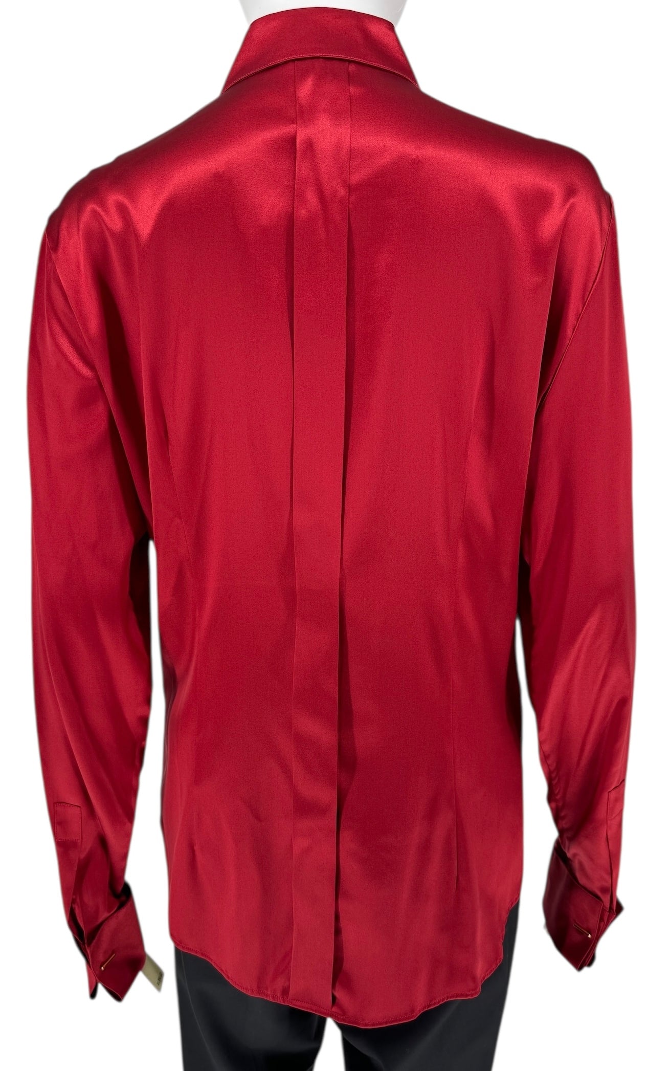 Loro Piana Silk Blouse in Red - Brand New with Tags – Size 12 (US)