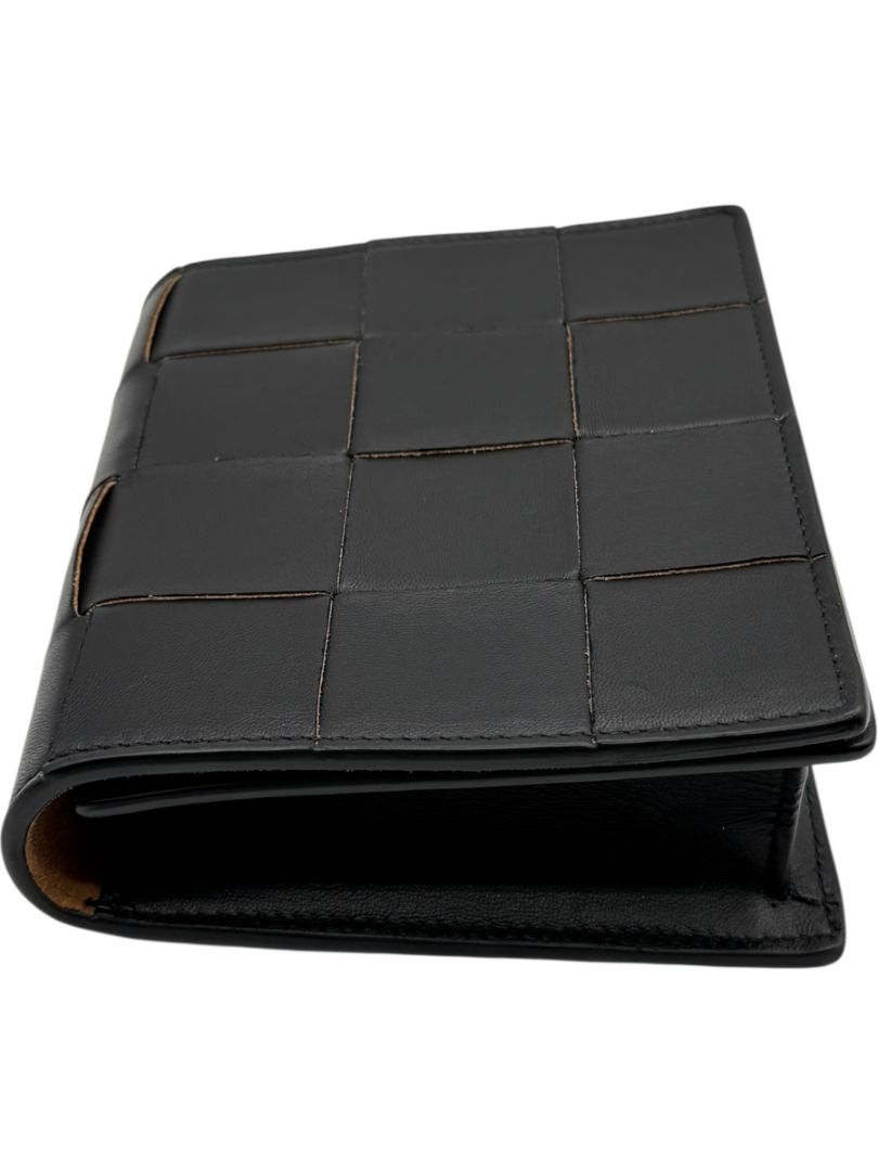 Bottega Veneta Black Lambskin Intrecciato Mini Bag