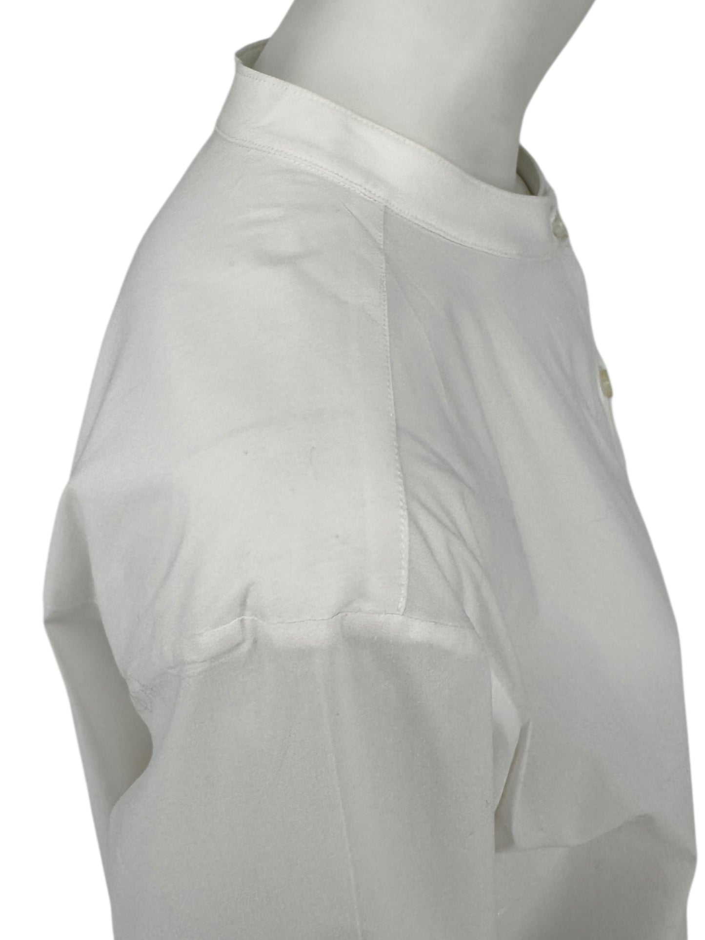 Jennifer Trosyian White Long Shirt Dress – Size 10