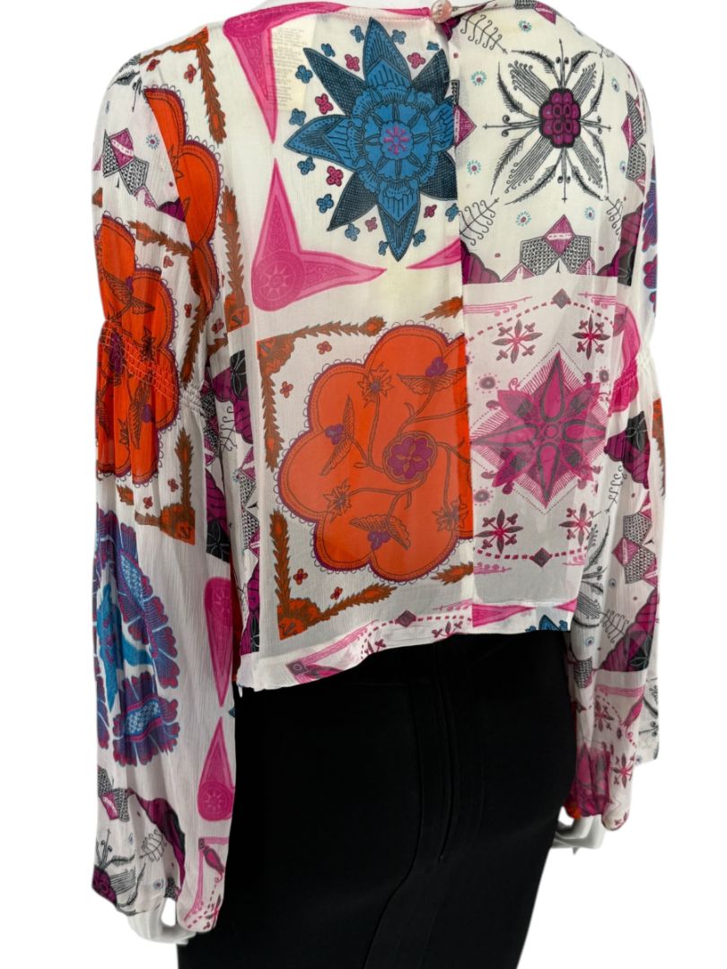Christian Lacroix Jeans Multicolor Print Blouse – Size IT 44