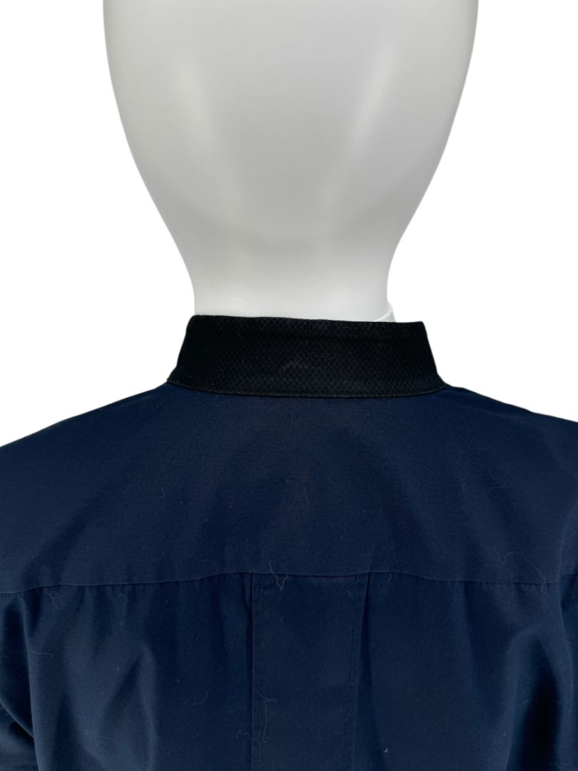 Sacai Pleated Insert Zip Shirt Dress - Size 2