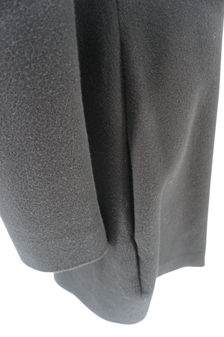 The Row Asymmetrical Button Black Coat - Size L