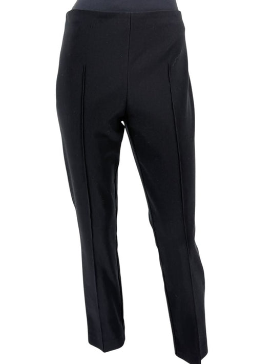 The Row Black Slim Ankle Pants with Side Zip – Size 10