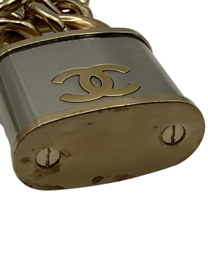 CHANEL Fall 2014 Oversized Padlock Necklace – Excellent Pre-Owned Condition