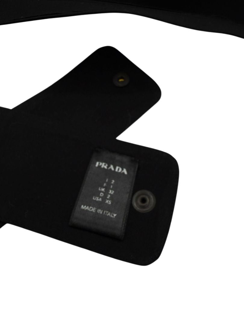 Prada Black Collar & Cuff Set – XS – Pristine Brand New Condition