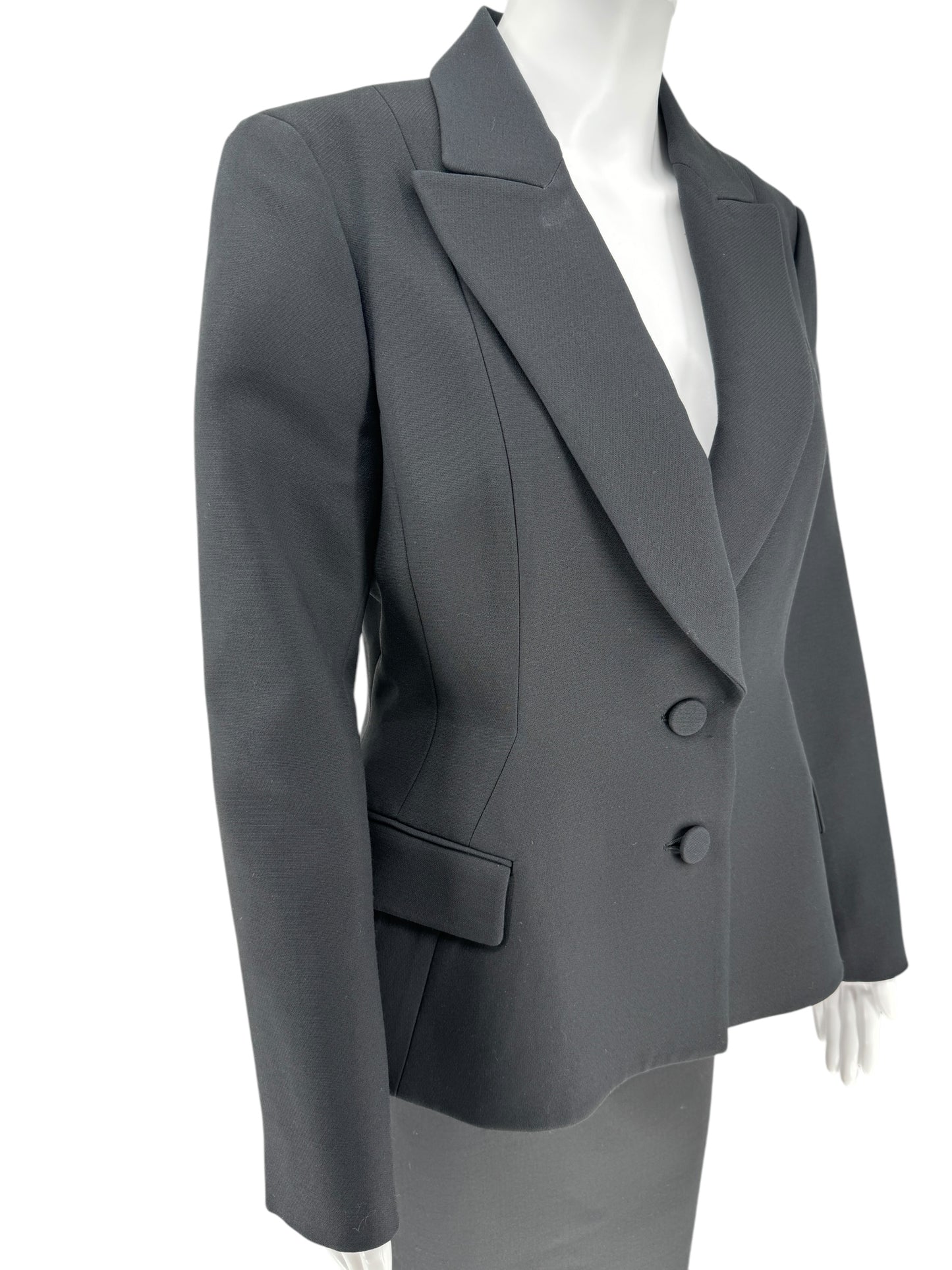 Brand New With Tags Christian Dior Skirt Suit in Black - Size 44