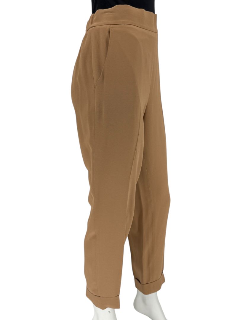 Akris Camel Cropped Trousers – Size US 10 / IT 46
