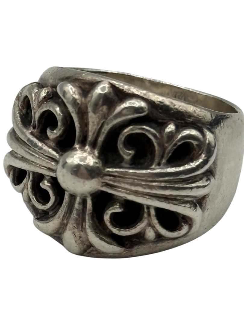 Chrome Hearts Keeper Sterling Silver Ring – Size 12