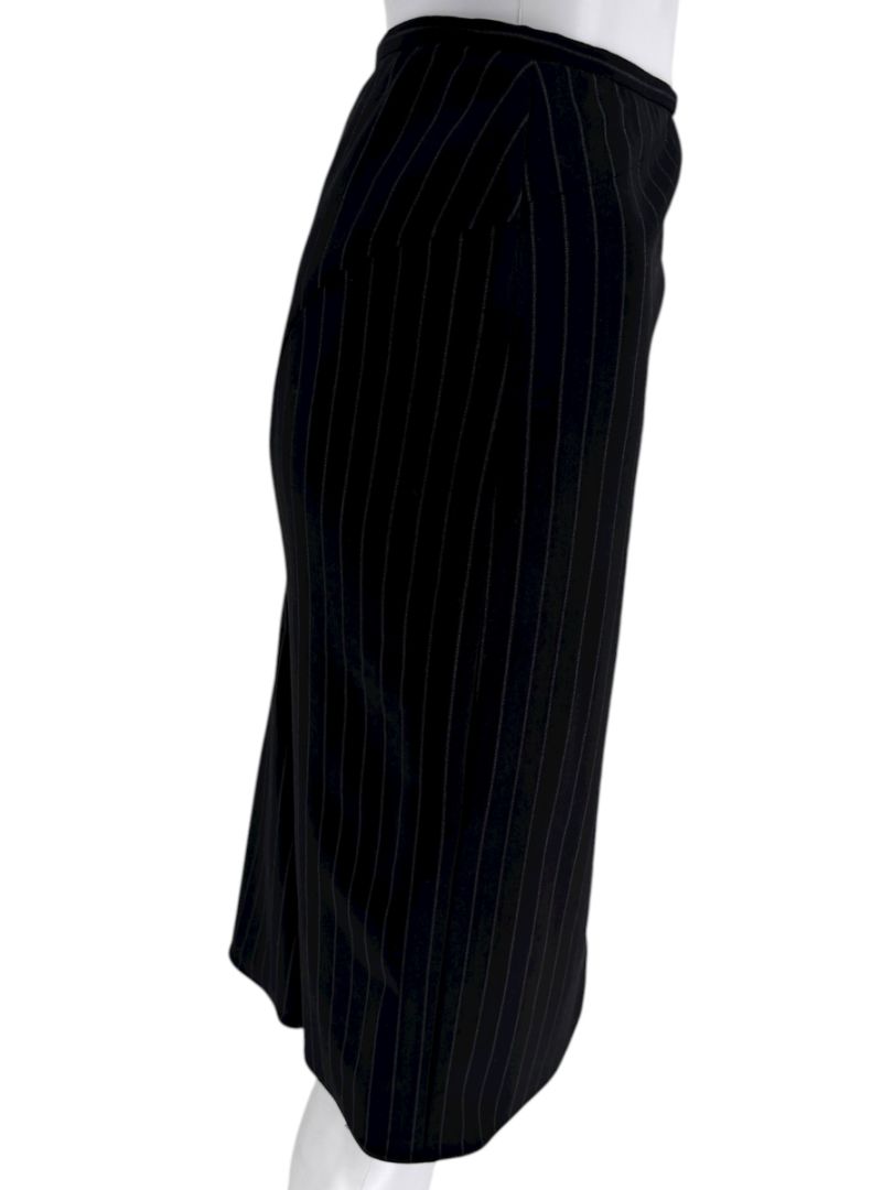 Armani Collezioni Charcoal Pinstripe 3-Piece Suit – Size 12