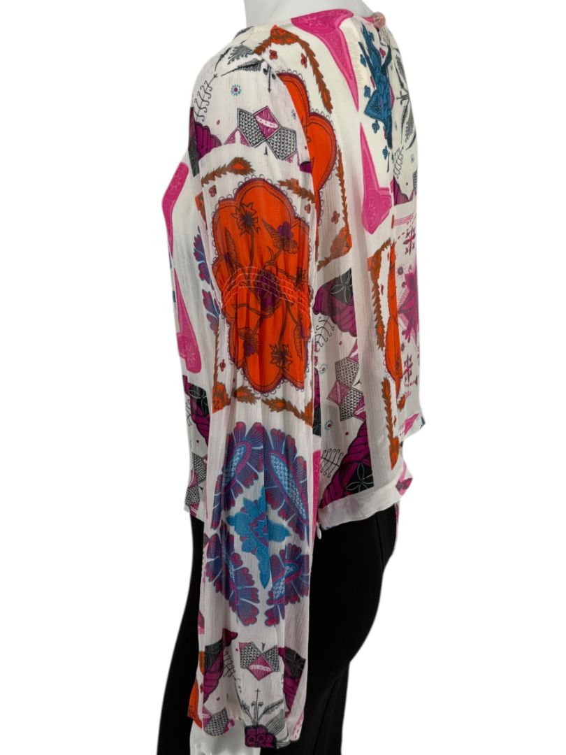 Christian Lacroix Jeans Multicolor Print Blouse – Size IT 44