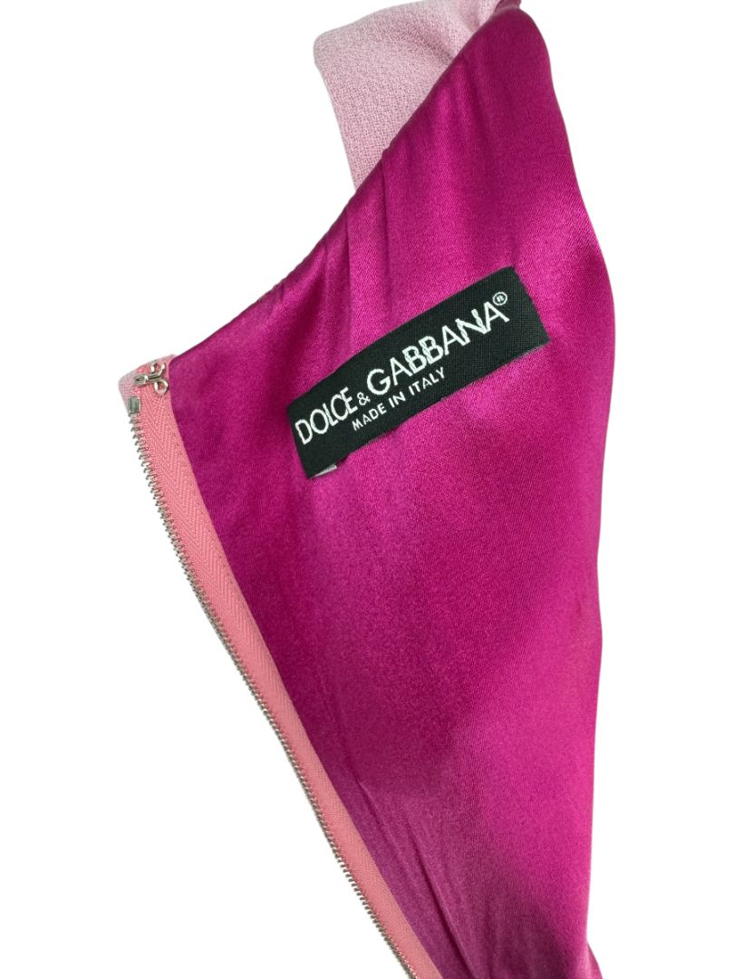 Dolce & Gabbana Appliqué Floral A-Line Dress - Size 10